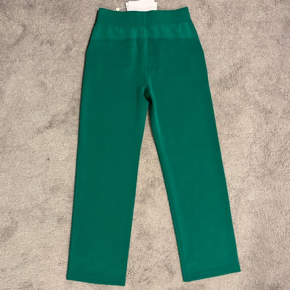 🌿 Lilly Pulitzer UPF 50+ 30.5" Alwyn High Rise Pant, Fiddle Leaf Green, FLAWED - Picture 6 of 16